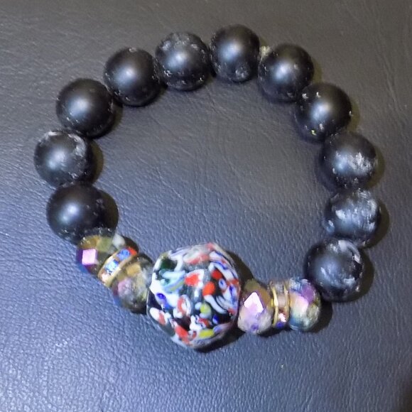 Hand Made West African Glass Beads - Picture 6 of 11